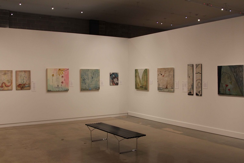 Belinda Chlouber—Words and Paint, Installation Belinda Chlouber—Words and Paint, Installation