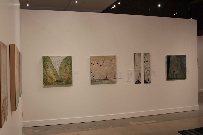 Belinda Chlouber—Words and Paint, Installation Belinda Chlouber—Words and Paint, Installation