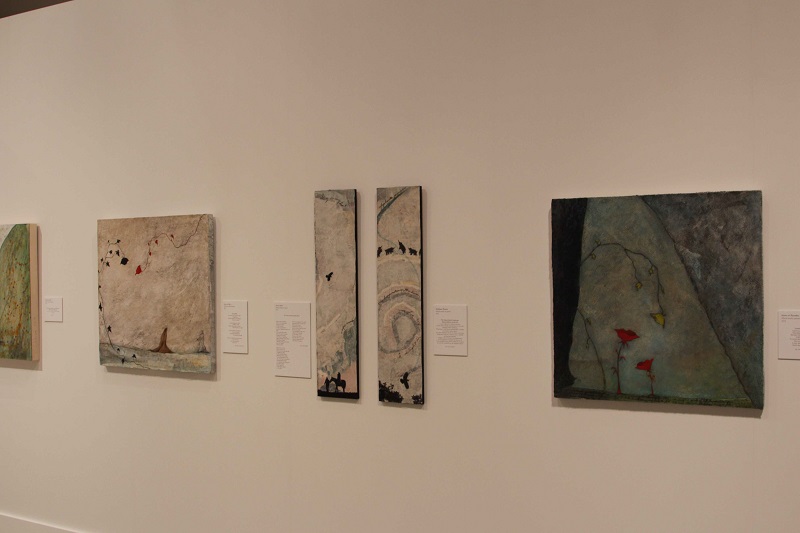 Belinda Chlouber—Words and Paint, Installation Belinda Chlouber—Words and Paint, Installation