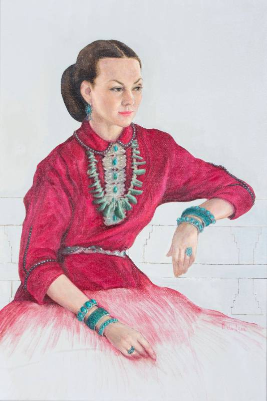 Artist Unknown, Portrait of Martha Reed Artist Unknown, Portrait of Martha Reed