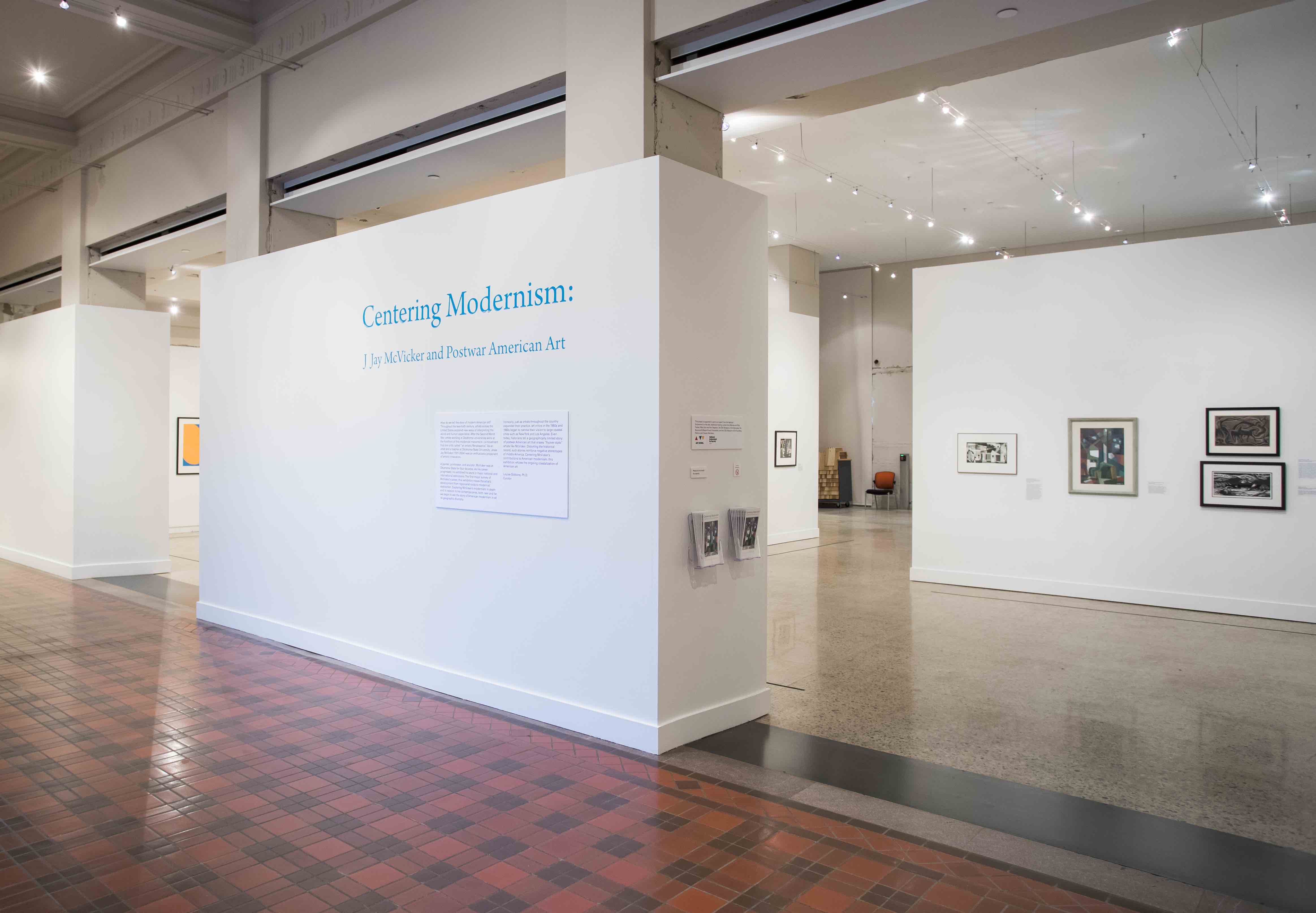 Centering Modernism installation. Centering Modernism installation.