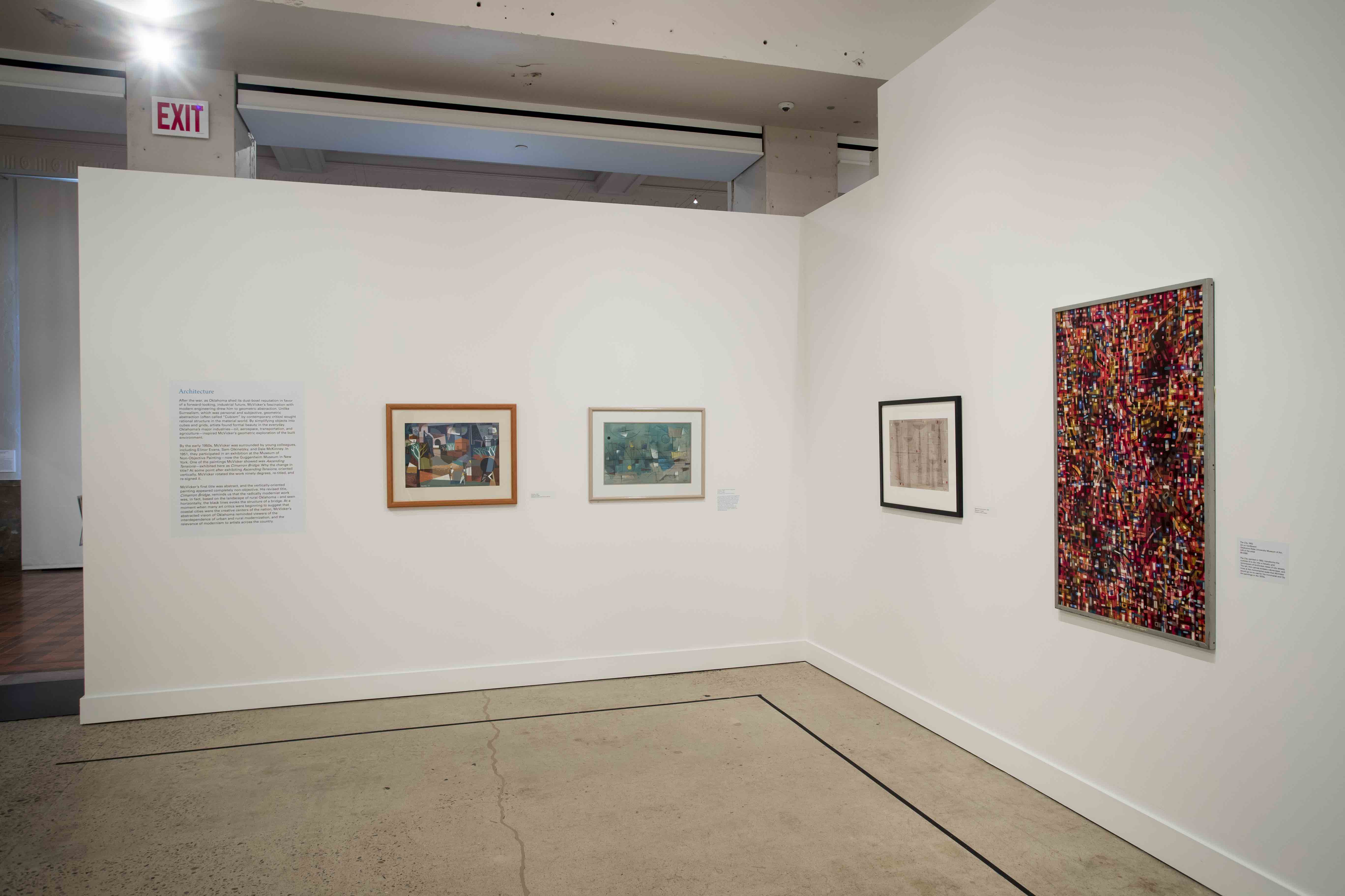 Centering Modernism installation. Centering Modernism installation.