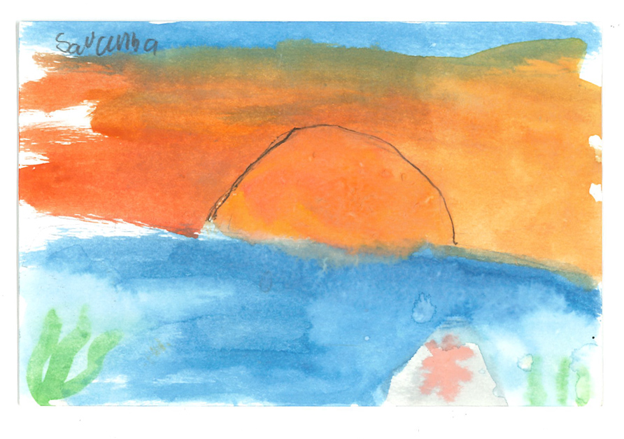 Watercolor Postcard Watercolor Postcard
