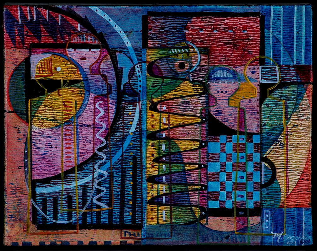 An ArtFull Decade An abstract design by Margarete Bagshaw