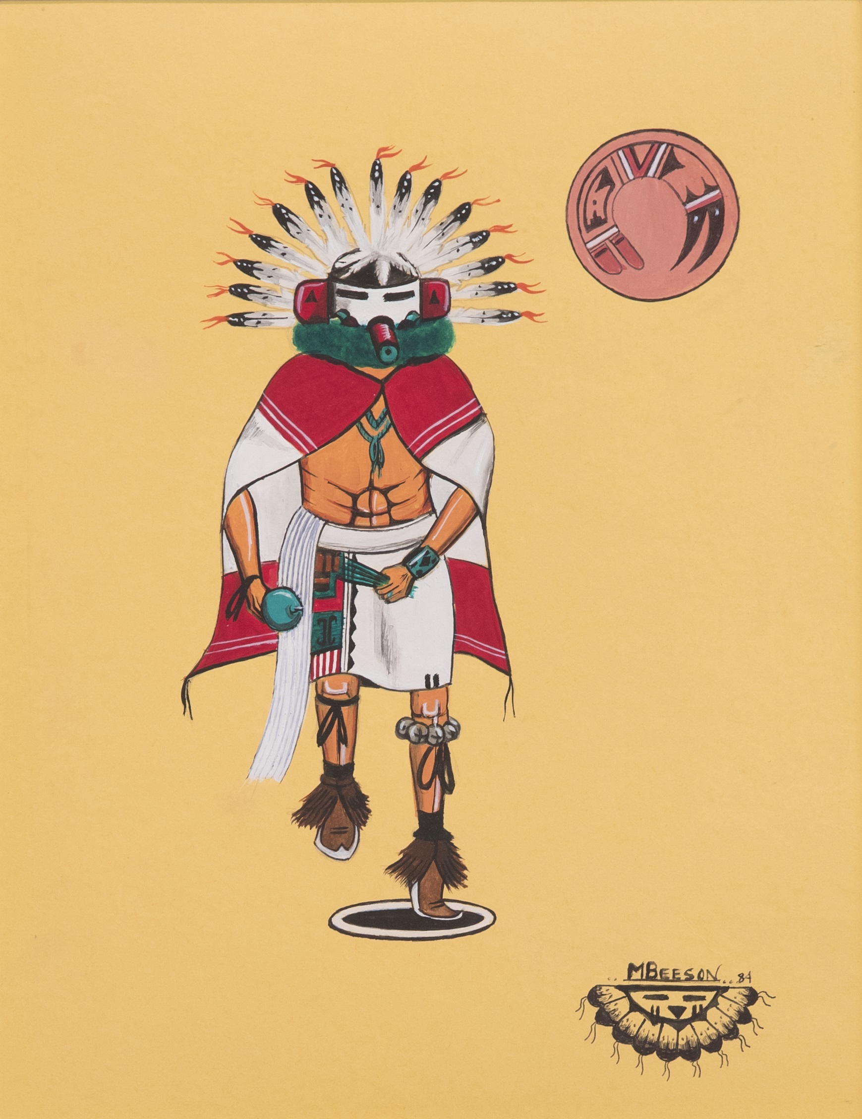 Myron Beeson Myron Beeson (Hopi and Navajo, b. 1963), Talavai Katsina, 1983
