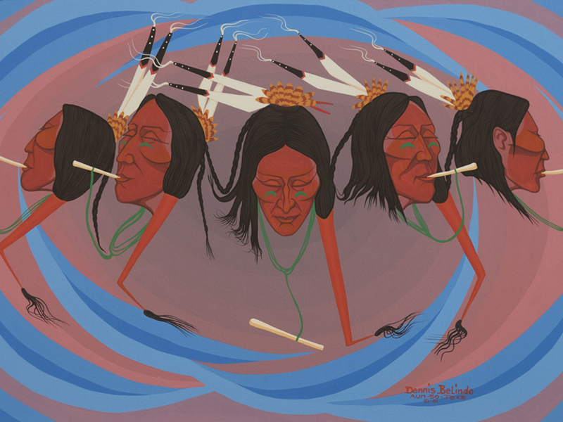 Dennis Belindo Dennis Belindo (Aun-so-Te) (Kiowa and Navajo, 1938-2009)
